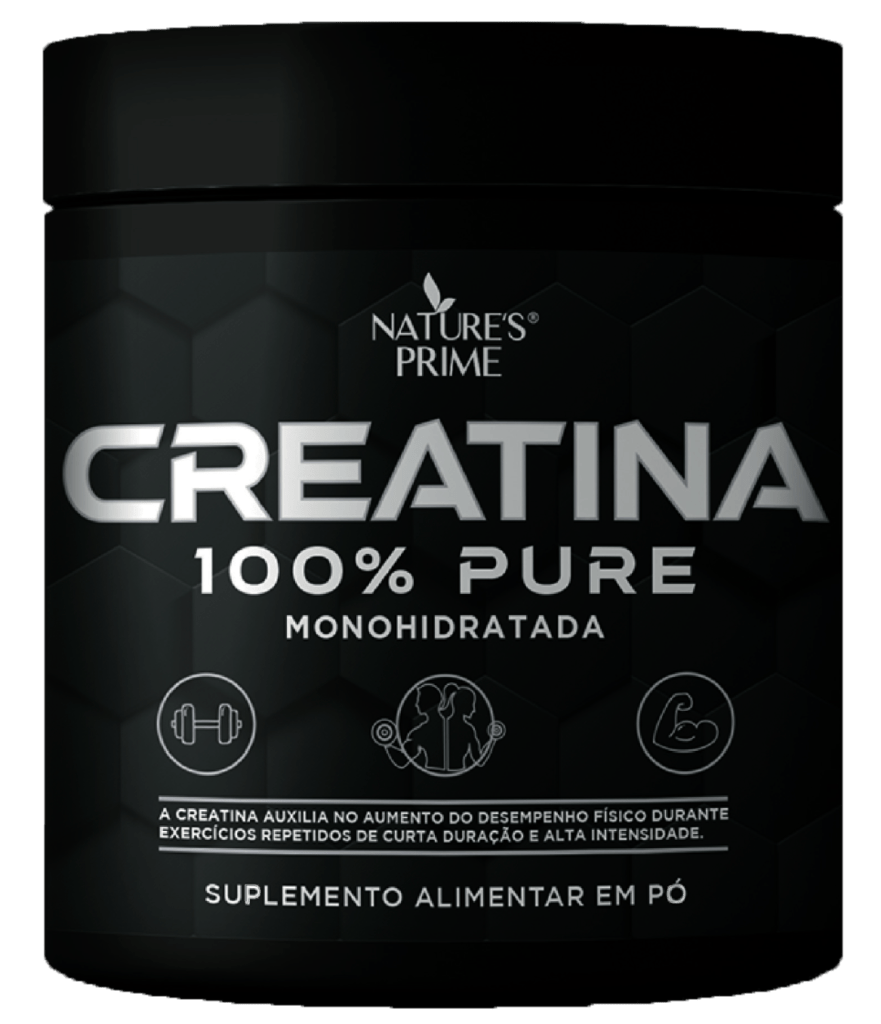 Pote de creatina Nature's Prime de 300 g